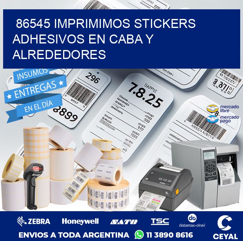 86545 IMPRIMIMOS STICKERS ADHESIVOS EN CABA Y ALREDEDORES