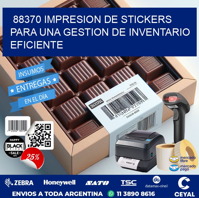 88370 IMPRESION DE STICKERS PARA UNA GESTION DE INVENTARIO EFICIENTE