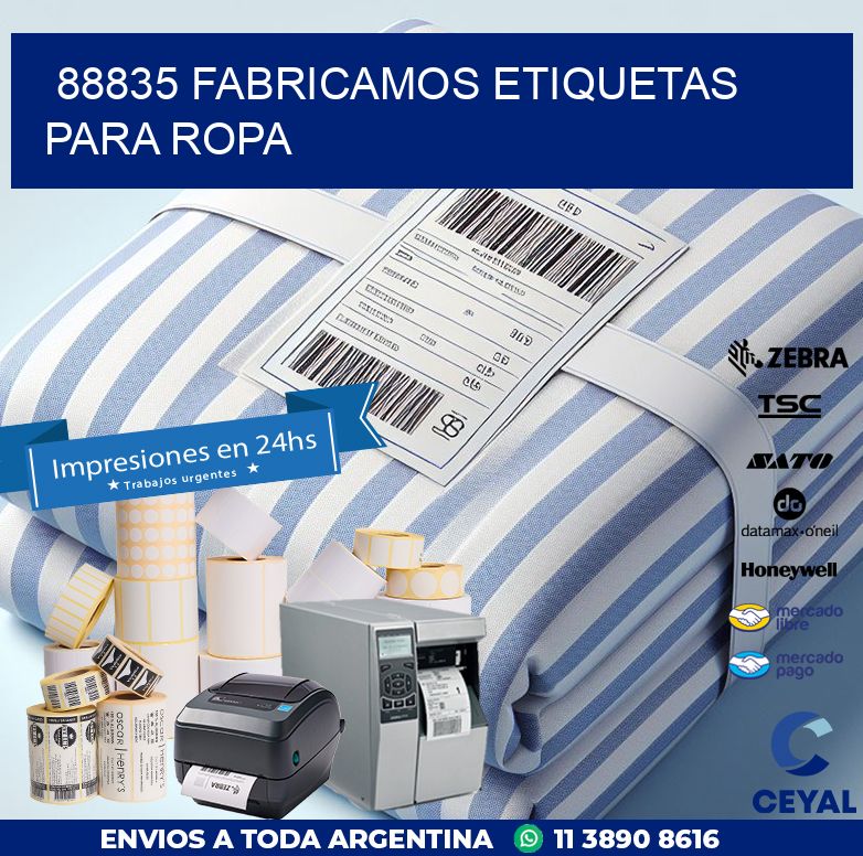 88835 FABRICAMOS ETIQUETAS PARA ROPA
