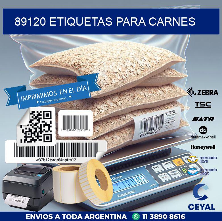 89120 ETIQUETAS PARA CARNES