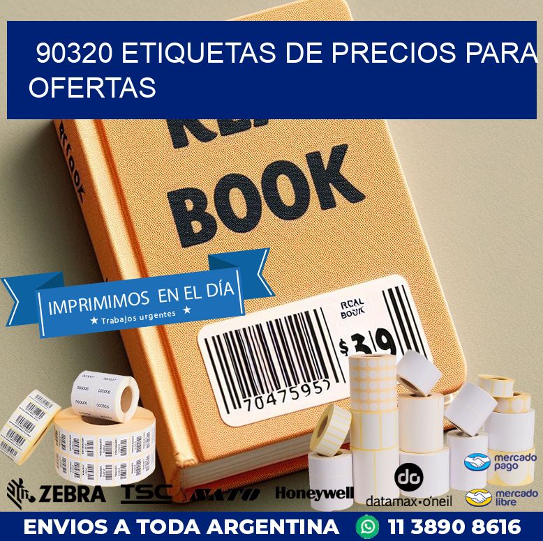 90320 ETIQUETAS DE PRECIOS PARA OFERTAS