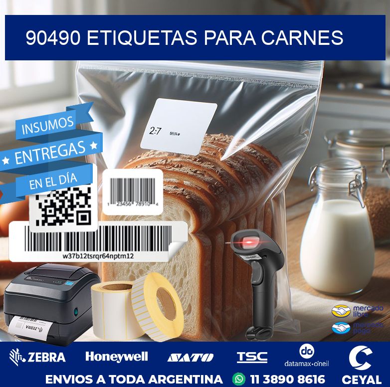 90490 ETIQUETAS PARA CARNES