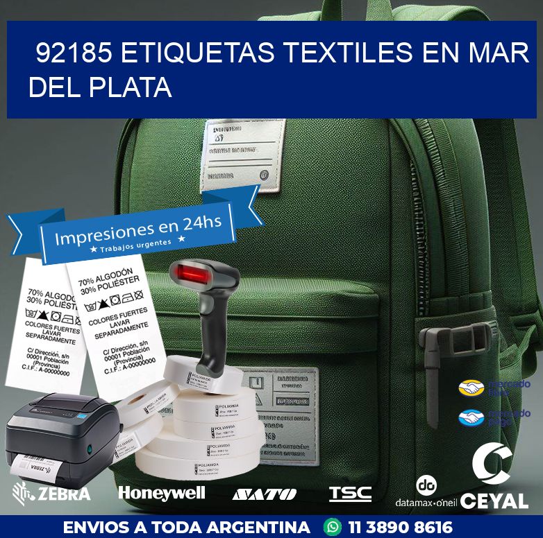 92185 ETIQUETAS TEXTILES EN MAR DEL PLATA