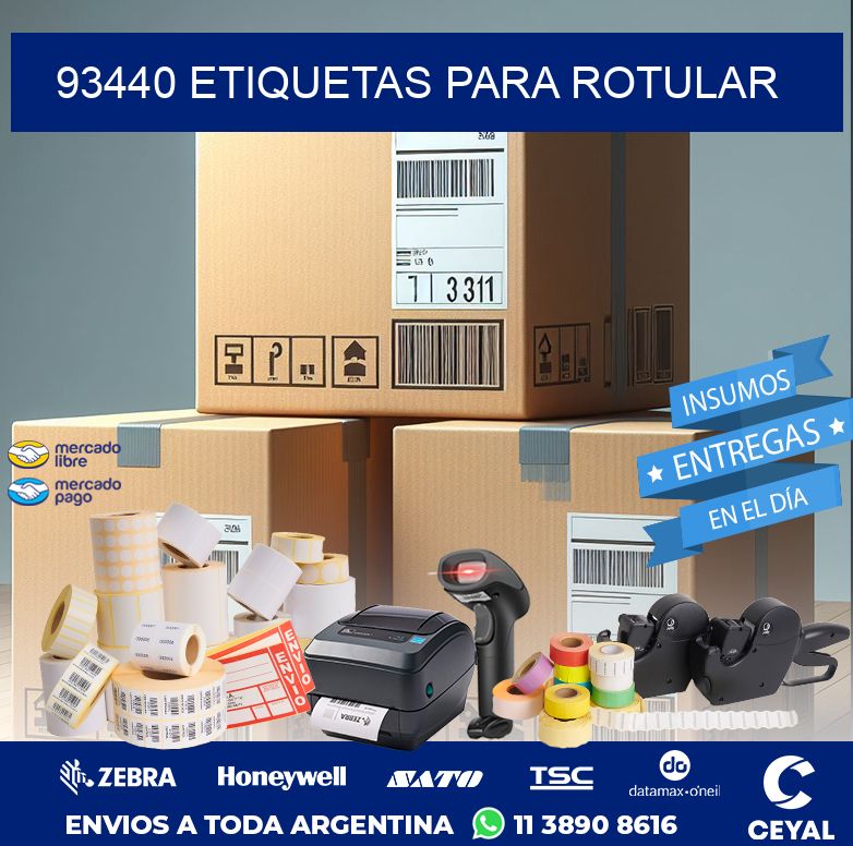 93440 ETIQUETAS PARA ROTULAR