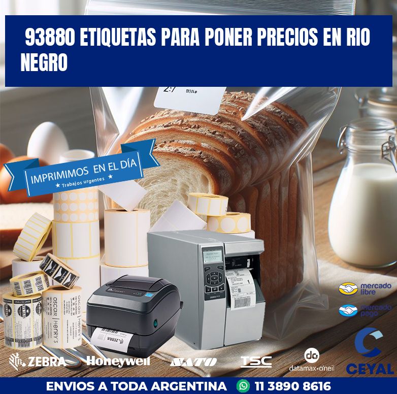 93880 ETIQUETAS PARA PONER PRECIOS EN RIO NEGRO