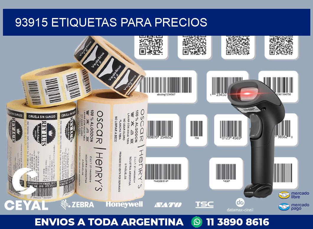 93915 ETIQUETAS PARA PRECIOS