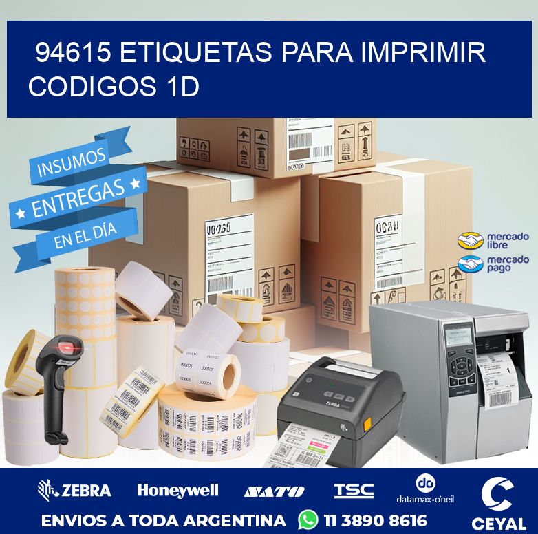 94615 ETIQUETAS PARA IMPRIMIR CODIGOS 1D