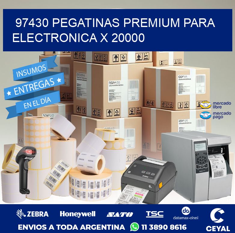 97430 PEGATINAS PREMIUM PARA ELECTRONICA X 20000