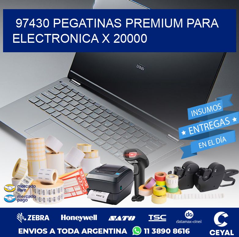 97430 PEGATINAS PREMIUM PARA ELECTRONICA X 20000