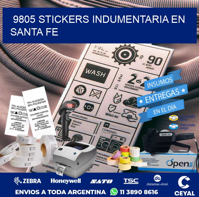 9805 STICKERS INDUMENTARIA EN SANTA FE