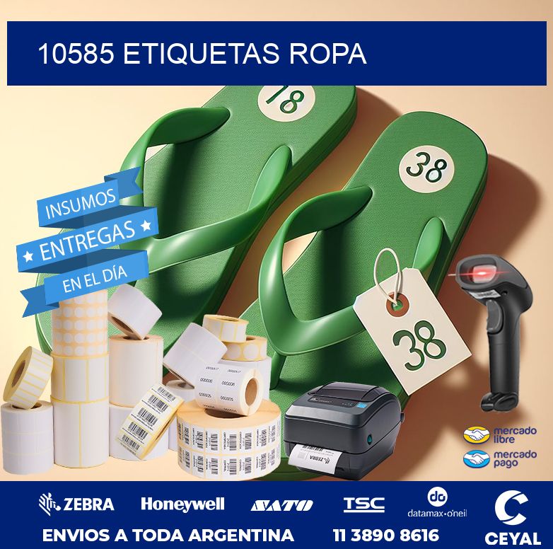 10585 ETIQUETAS ROPA