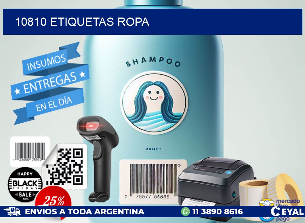 10810 ETIQUETAS ROPA