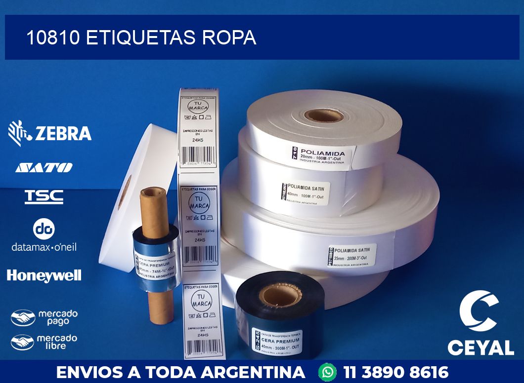 10810 ETIQUETAS ROPA