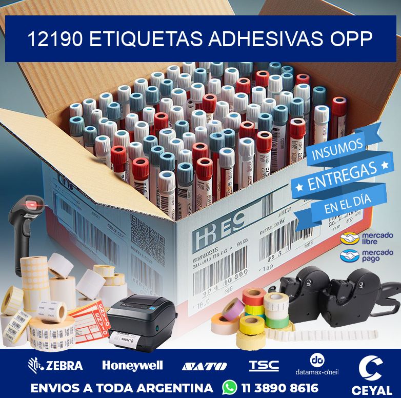 12190 ETIQUETAS ADHESIVAS OPP
