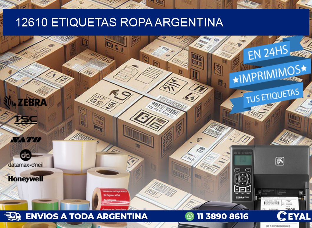 12610 ETIQUETAS ROPA ARGENTINA