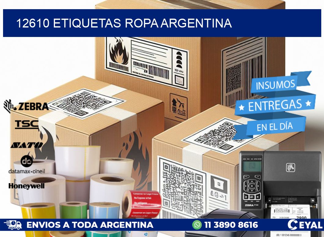 12610 ETIQUETAS ROPA ARGENTINA