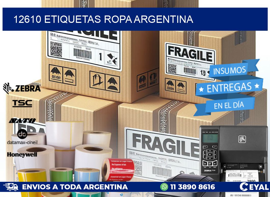 12610 ETIQUETAS ROPA ARGENTINA