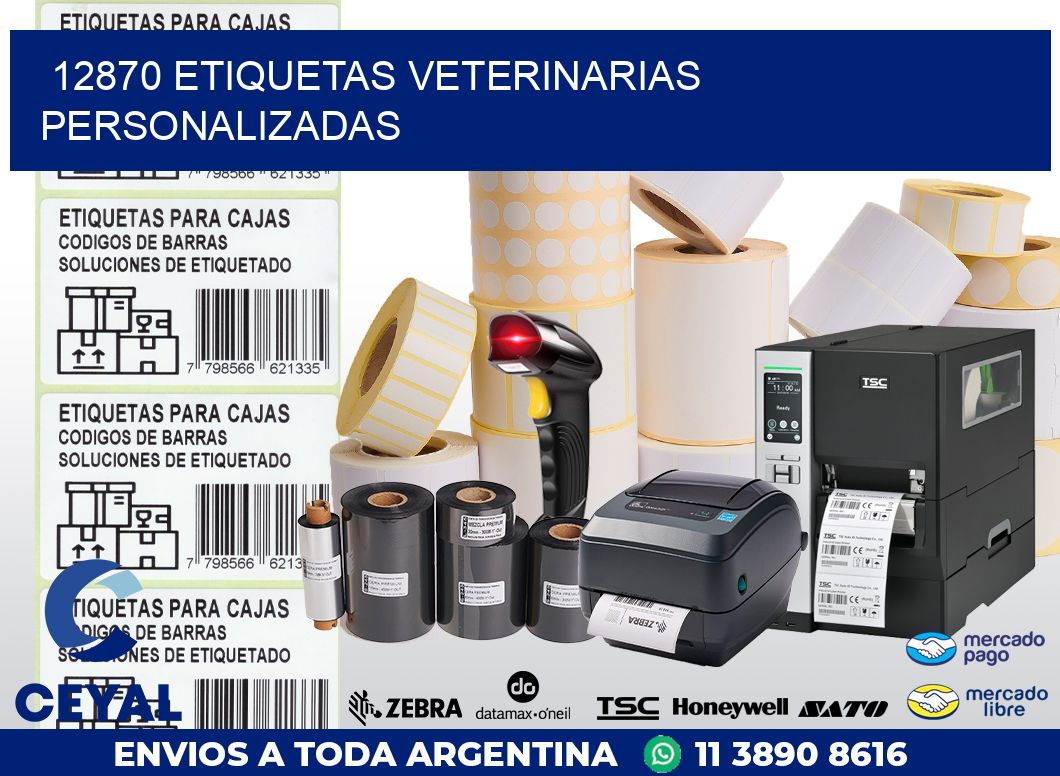 12870 ETIQUETAS VETERINARIAS PERSONALIZADAS