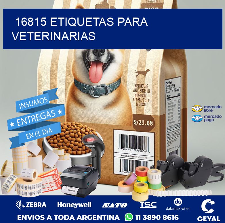 16815 ETIQUETAS PARA VETERINARIAS