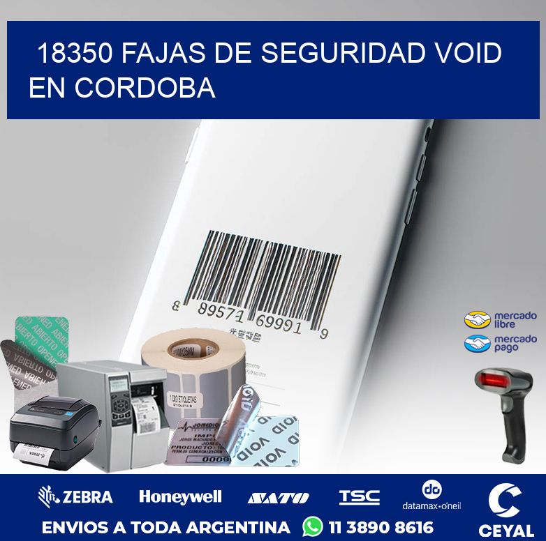 18350 FAJAS DE SEGURIDAD VOID EN CORDOBA