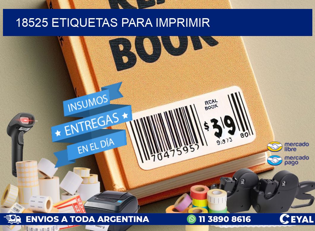 18525 etiquetas para imprimir