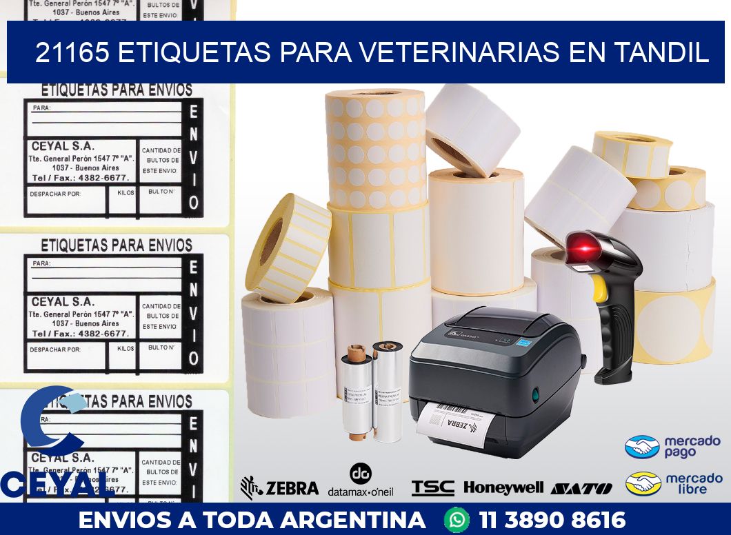 21165 ETIQUETAS PARA VETERINARIAS EN TANDIL