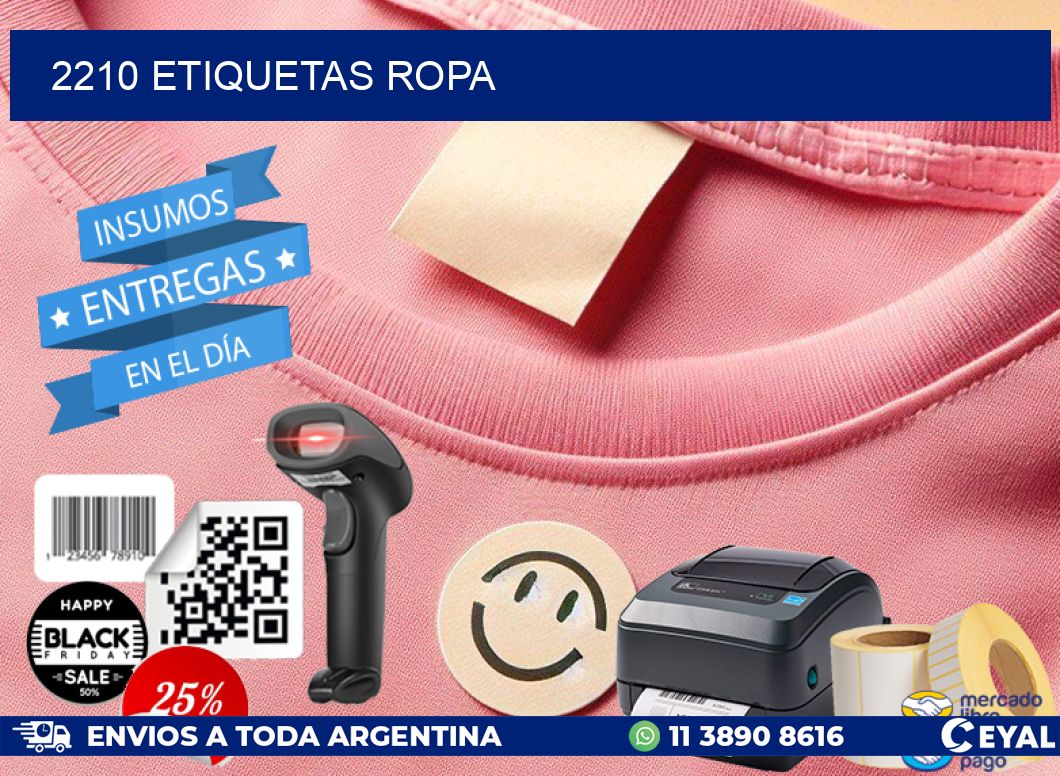 2210 ETIQUETAS ROPA