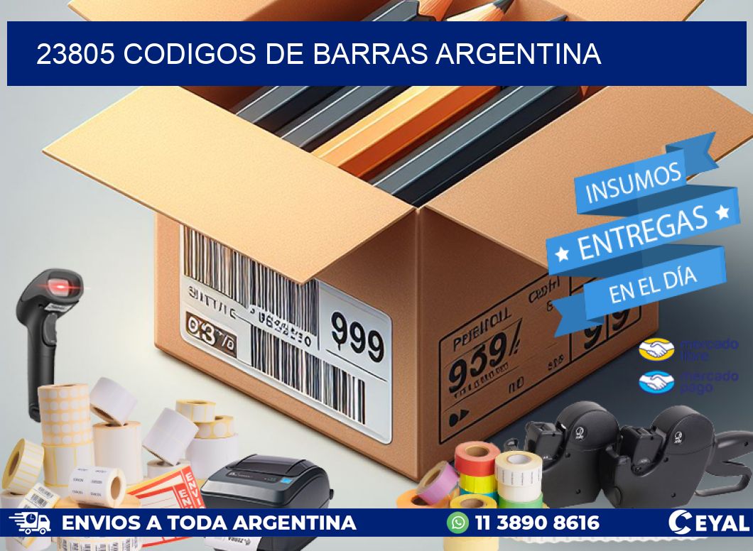 23805 CODIGOS DE BARRAS ARGENTINA