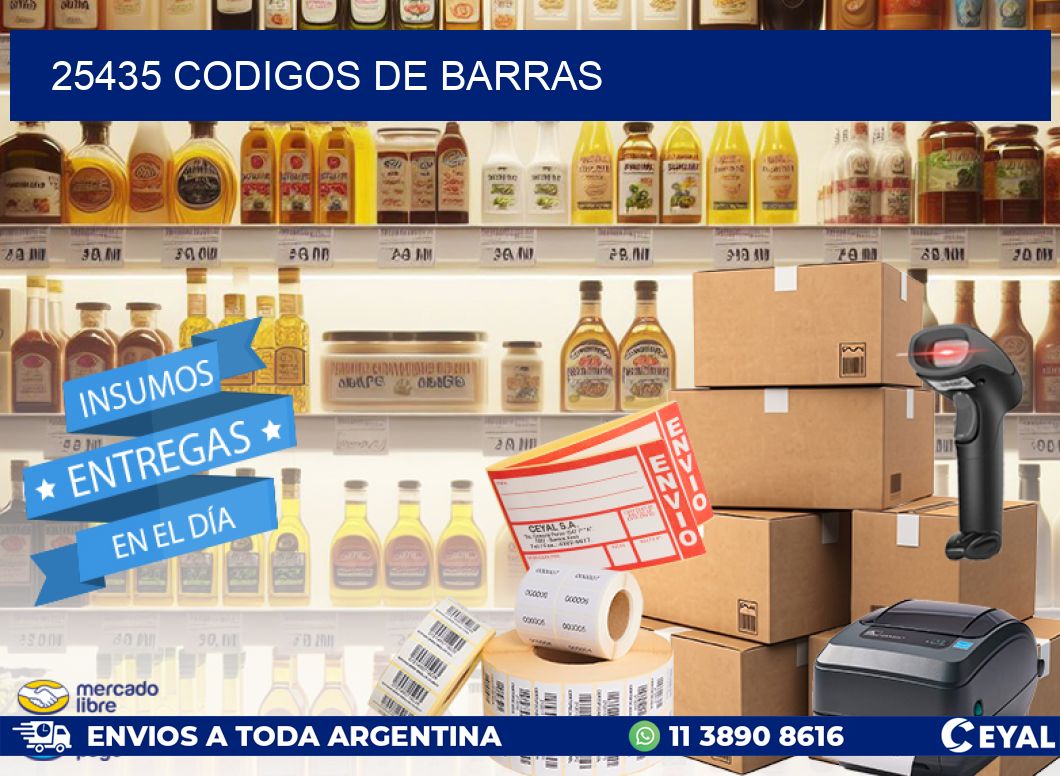 25435 codigos de barras