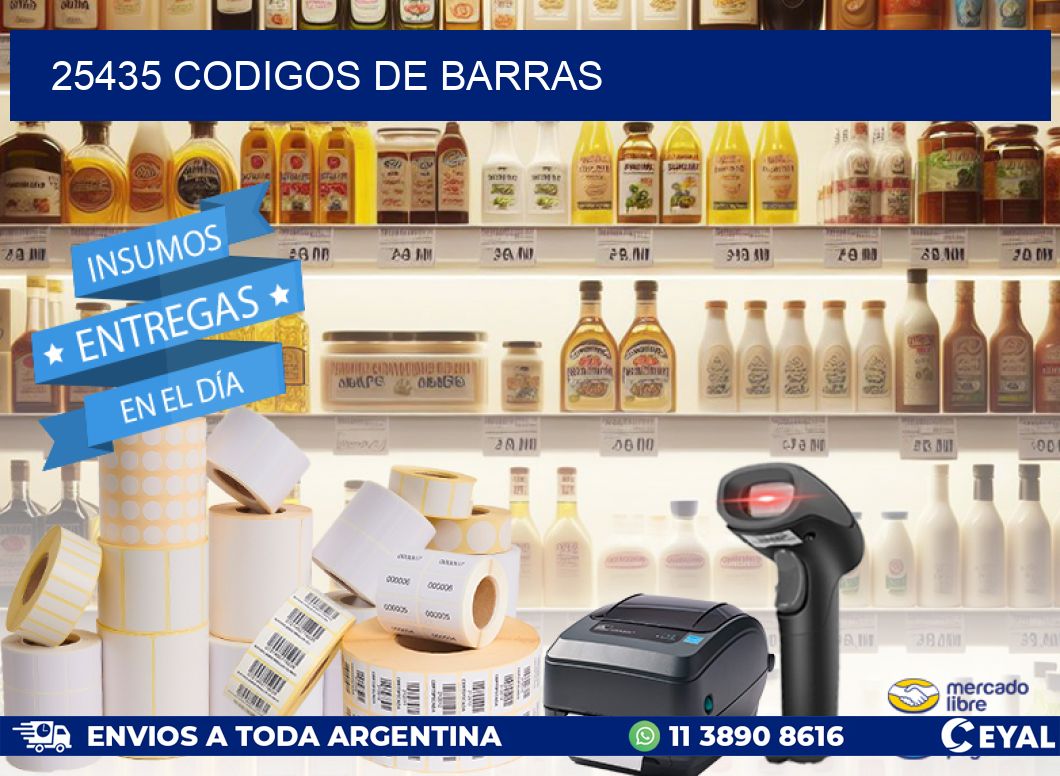 25435 codigos de barras