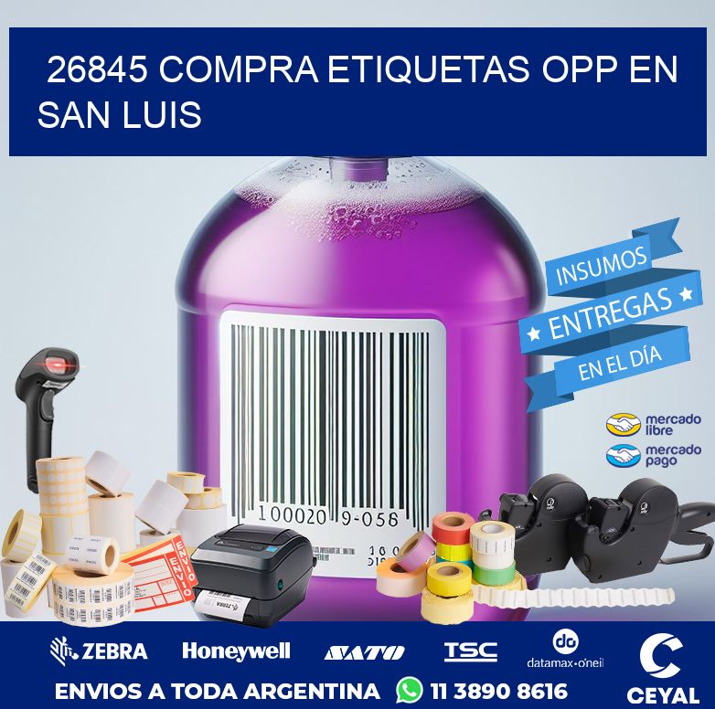26845 COMPRA ETIQUETAS OPP EN SAN LUIS