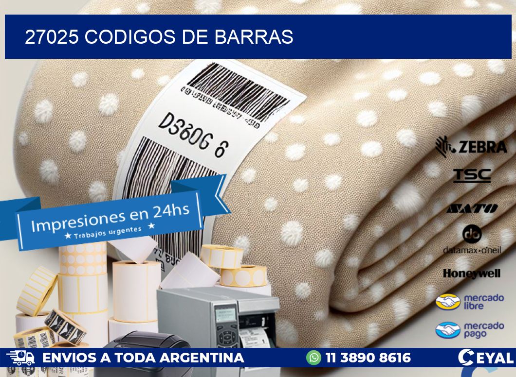 27025 codigos de barras