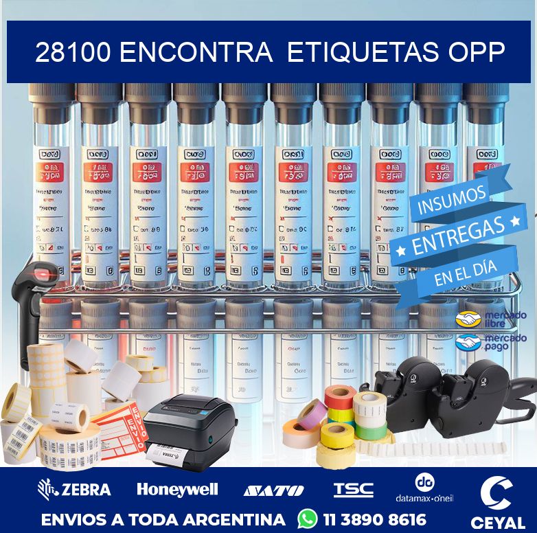 28100 ENCONTRA  ETIQUETAS OPP