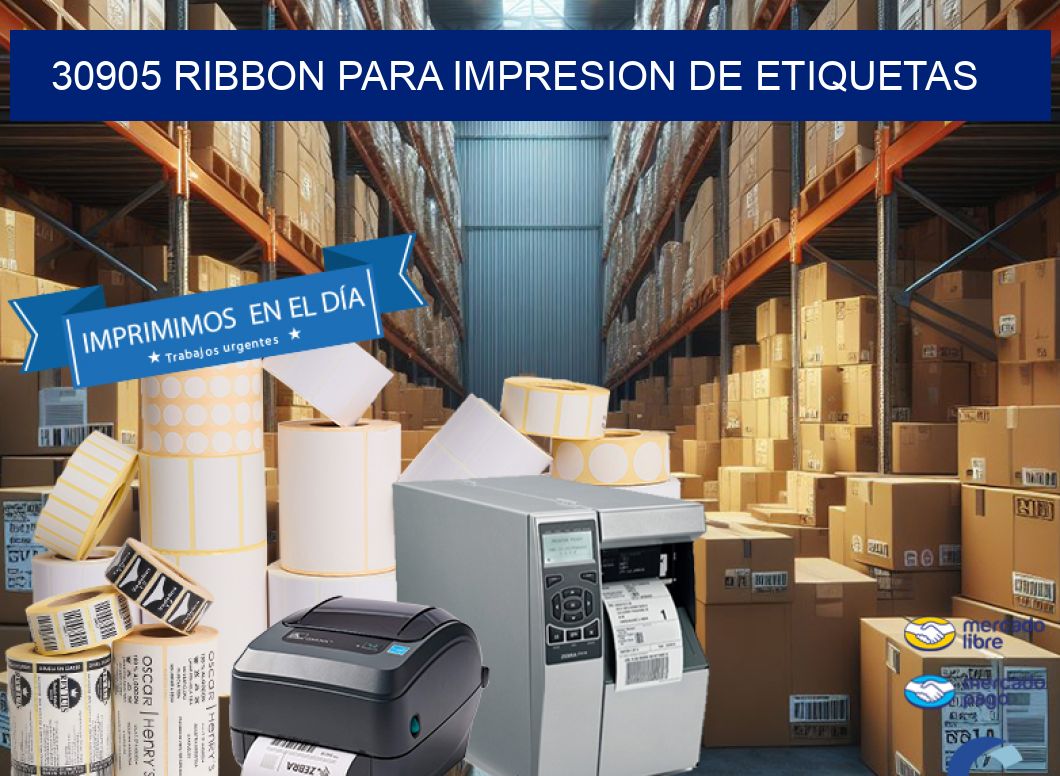 30905 RIBBON PARA IMPRESION DE ETIQUETAS