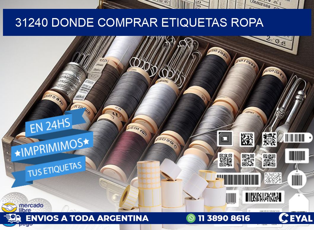 31240 DONDE COMPRAR ETIQUETAS ROPA