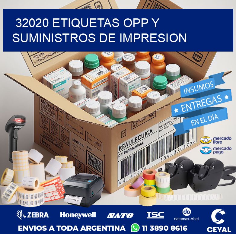 32020 ETIQUETAS OPP Y SUMINISTROS DE IMPRESION