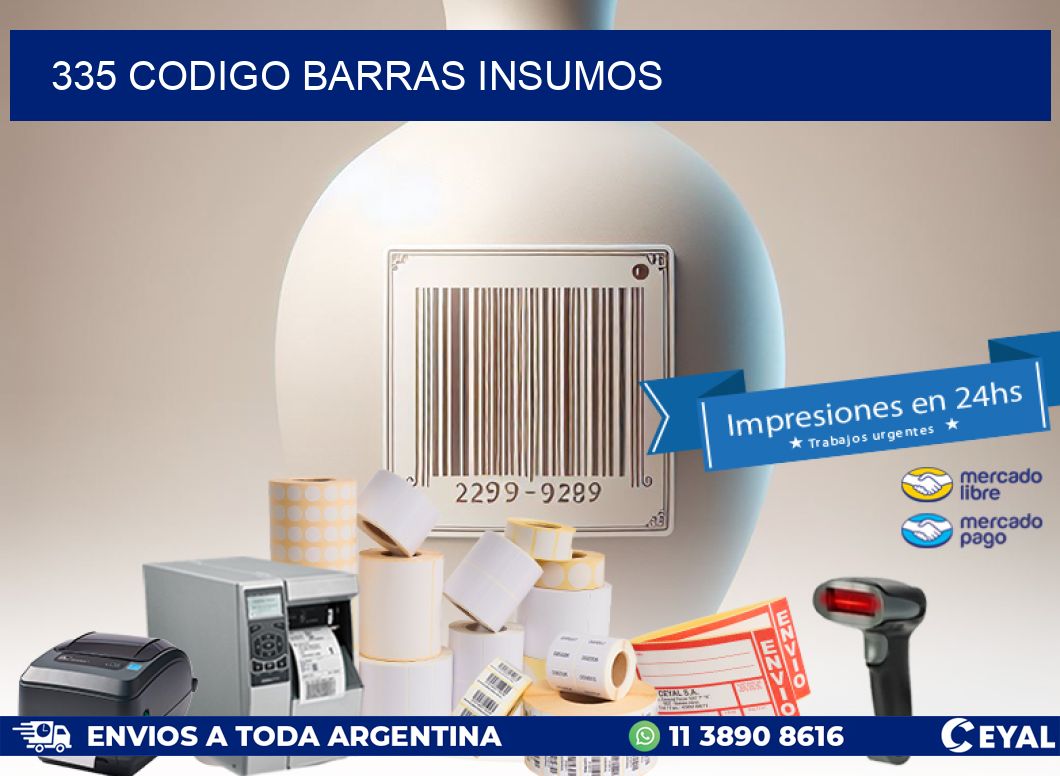 335 CODIGO BARRAS INSUMOS