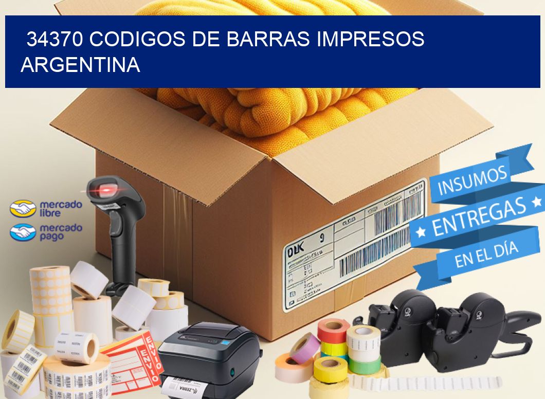 34370 codigos de barras impresos Argentina