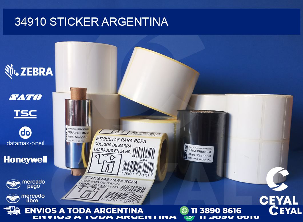 34910 Sticker Argentina