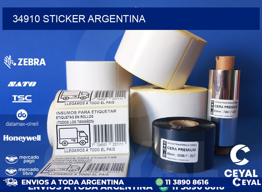 34910 Sticker Argentina