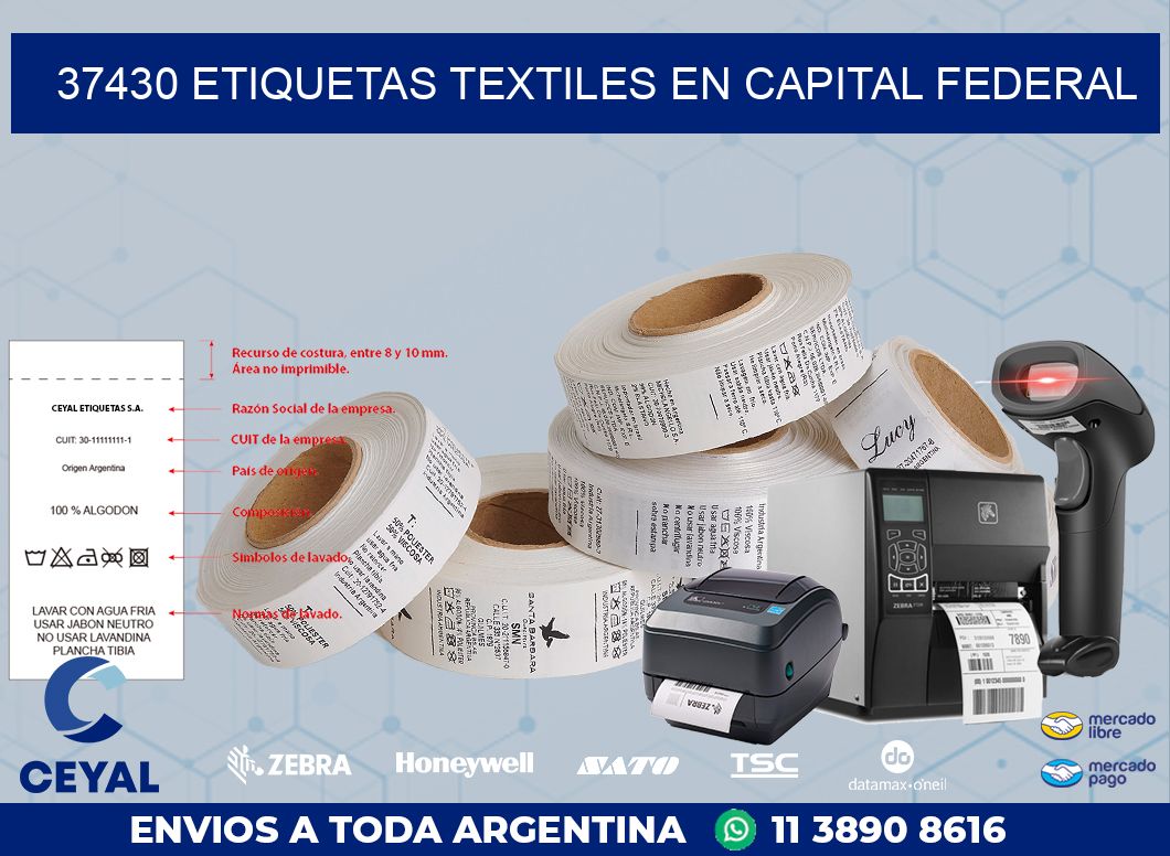 37430 ETIQUETAS TEXTILES EN CAPITAL FEDERAL