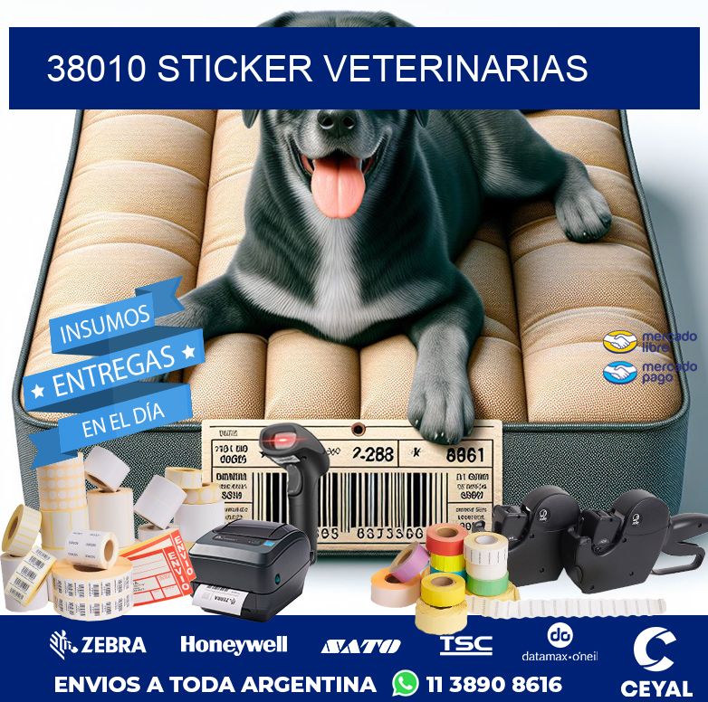 38010 STICKER VETERINARIAS