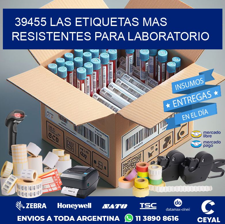 39455 LAS ETIQUETAS MAS RESISTENTES PARA LABORATORIO