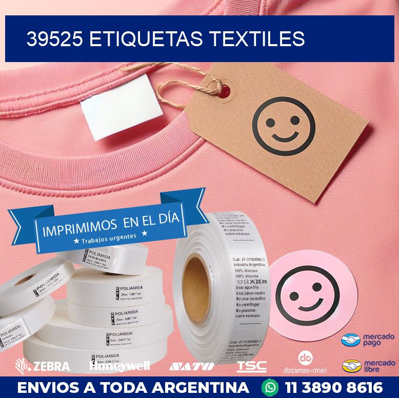 39525 ETIQUETAS TEXTILES