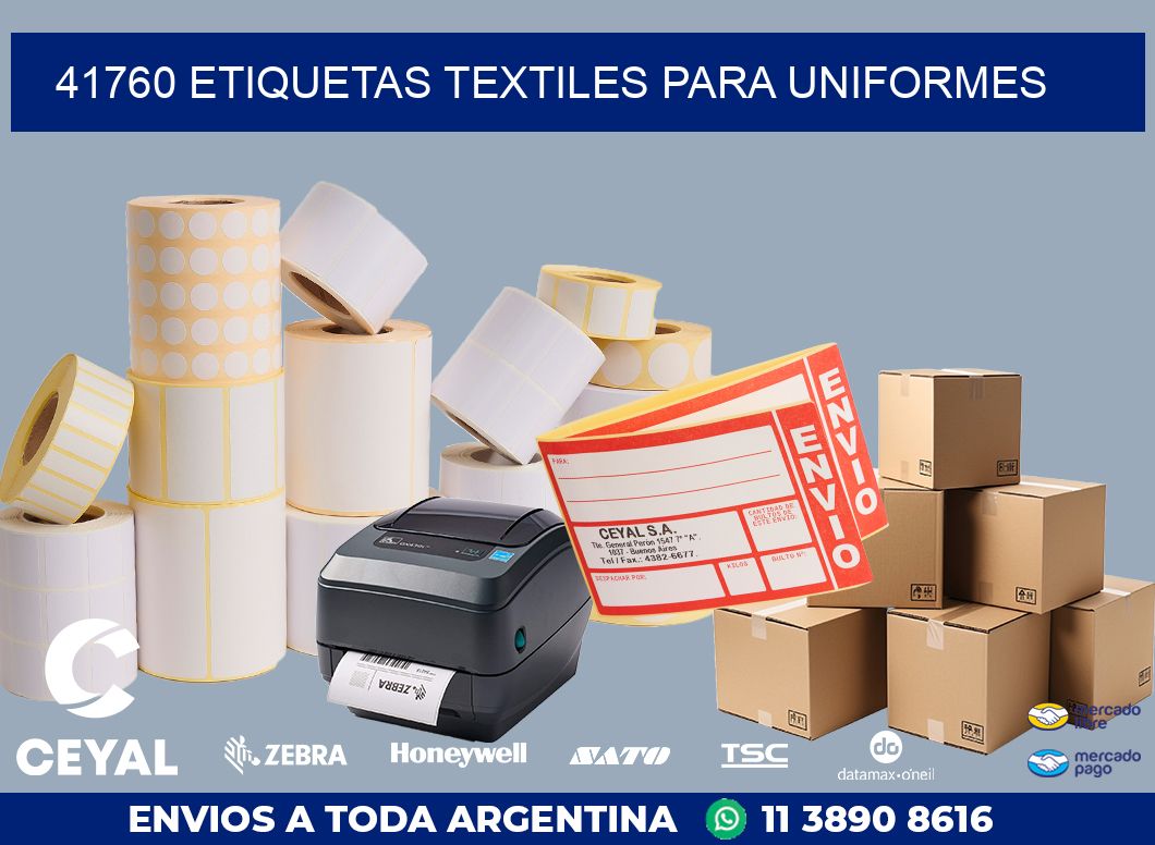 41760 ETIQUETAS TEXTILES PARA UNIFORMES