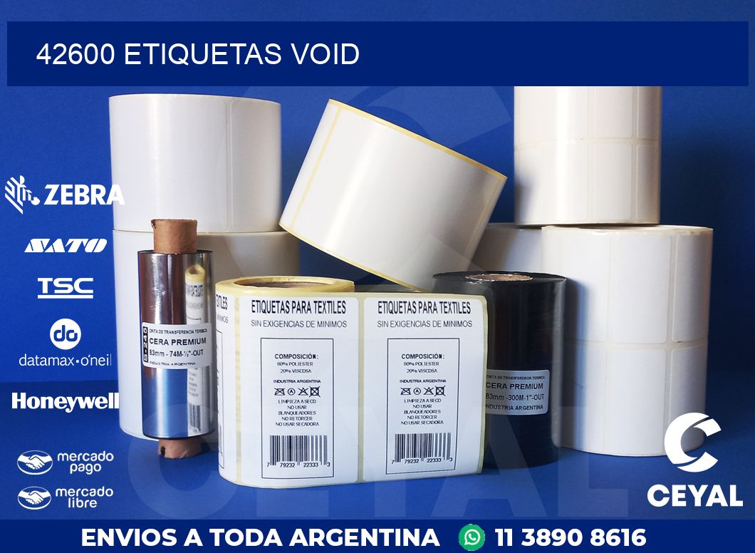 42600 ETIQUETAS VOID