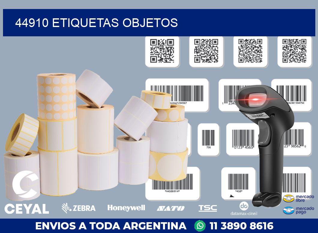 44910 etiquetas objetos