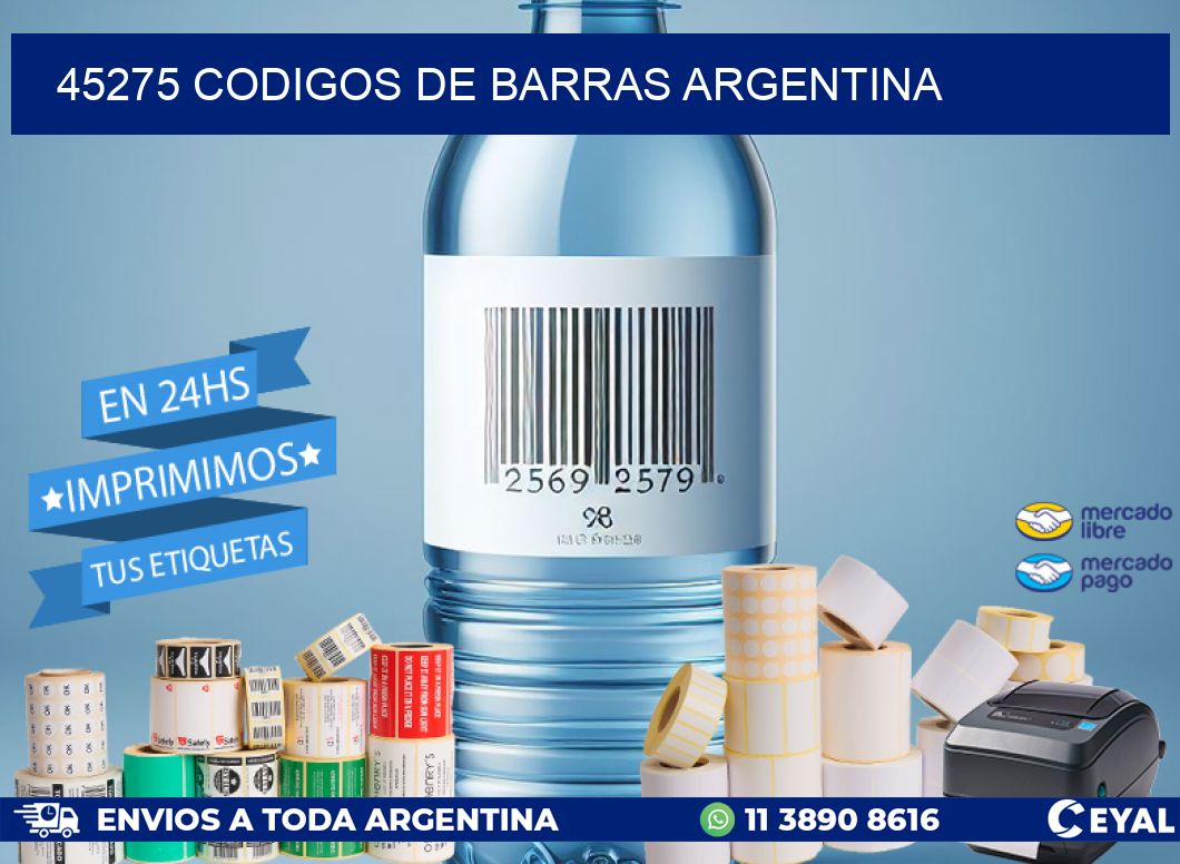 45275 CODIGOS DE BARRAS ARGENTINA