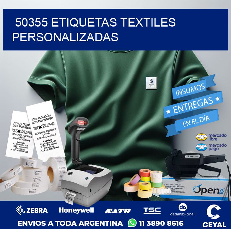 50355 ETIQUETAS TEXTILES PERSONALIZADAS