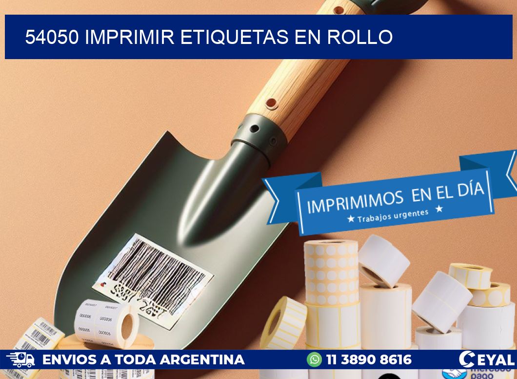 54050 imprimir etiquetas en rollo